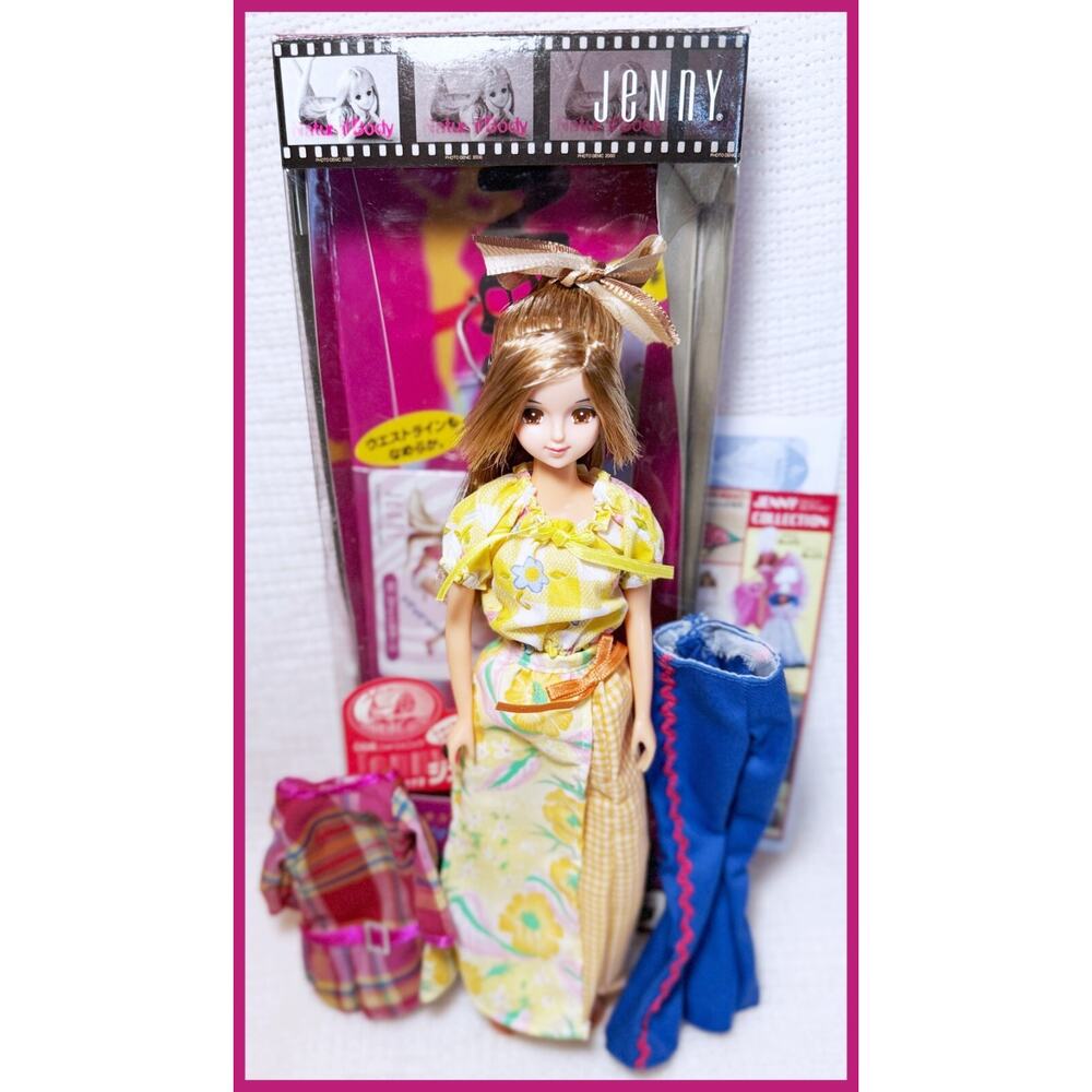 VTG Takara Japan Photogenic Jenny 1/6 Fashion Doll Licca Barbie with Box Y2K